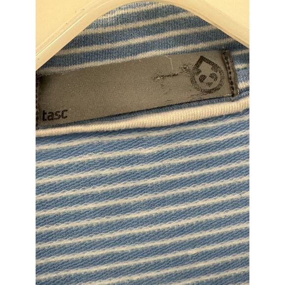 Tasc Quarter Zip Sweatshirt Mens XL Blue Long Sleeve Bamboo Organic Logo Casual - Picture 3 of 5